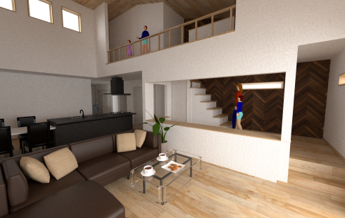 平屋の進化形。屋根裏を暮らしにプラスする家の写真2